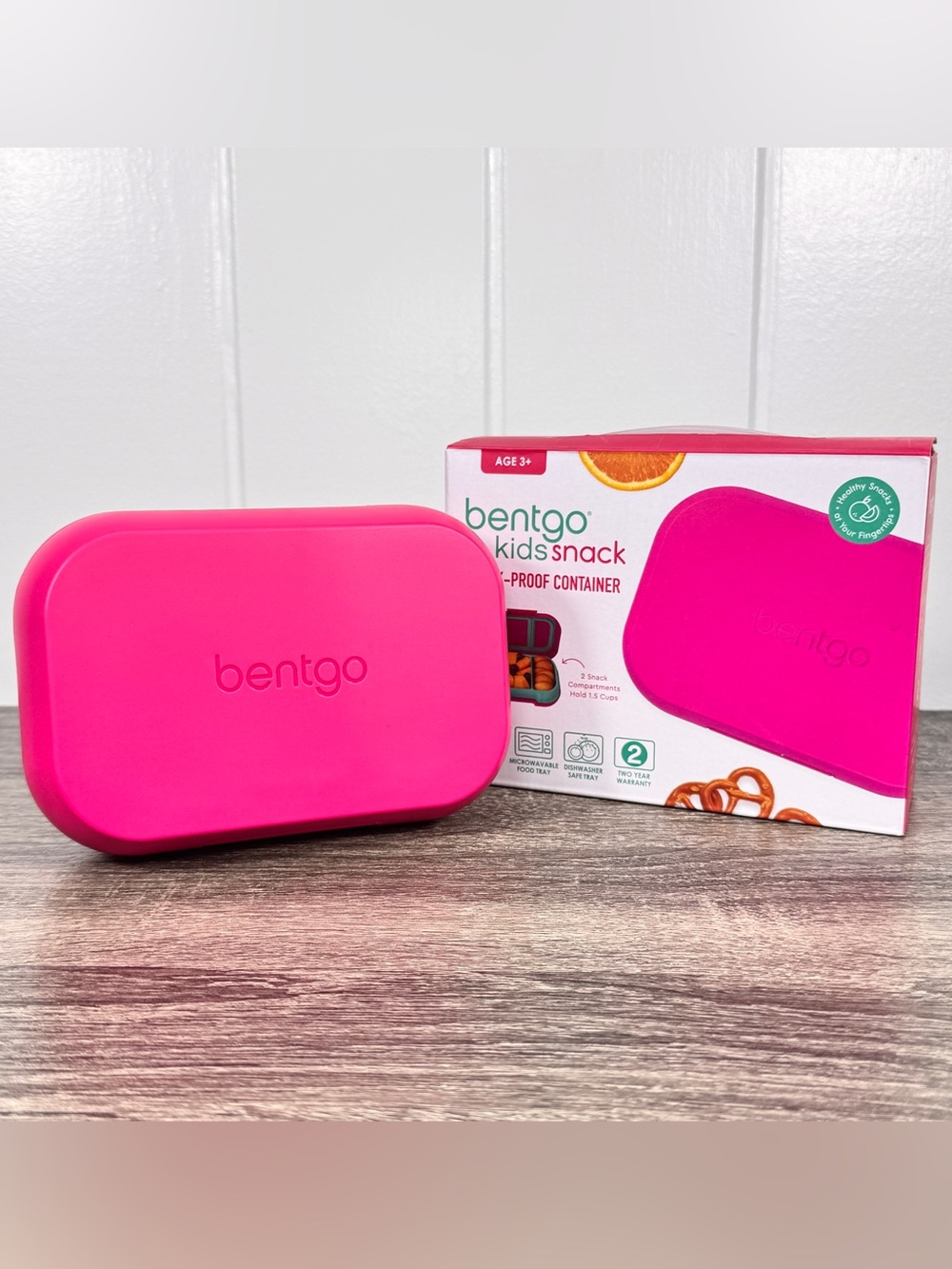 NEW Bentgo Hot Pink Kids Snack Container